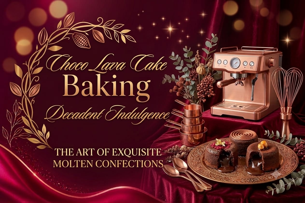 Choco Lava Cake Baking